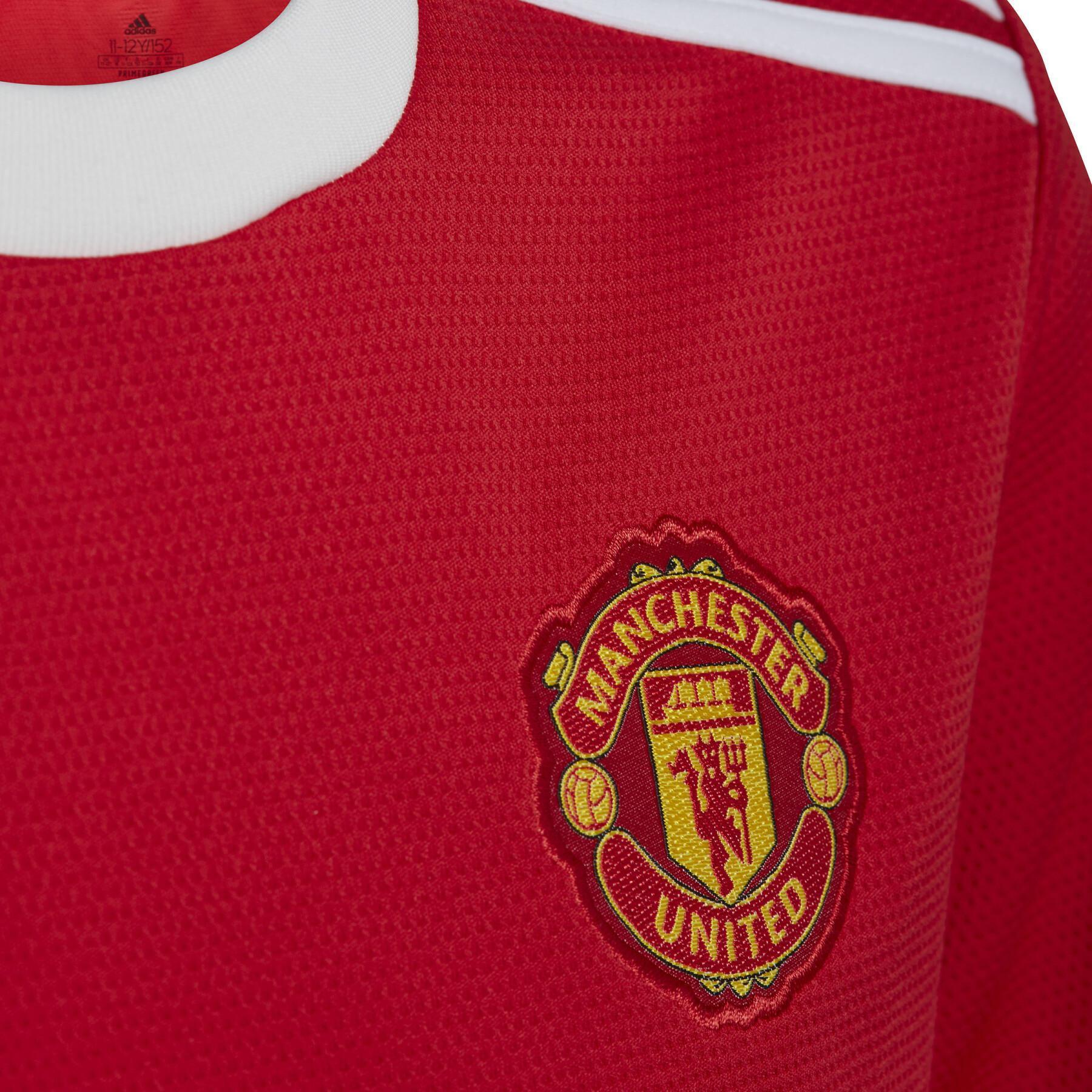 Camiseta primera equipación infantil Manchester United 2021/22