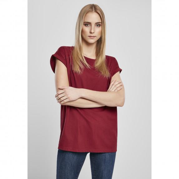 Urban Classics Ladies Organic Extended Shoulder tee Camiseta para Mujer