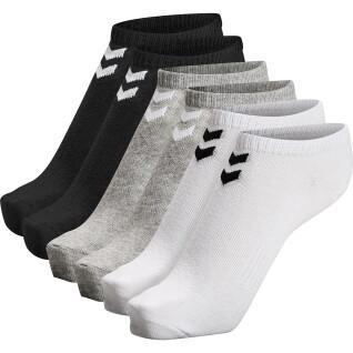 Paquete de 6 calcetines cortos para mujer Hummel hmlchevron